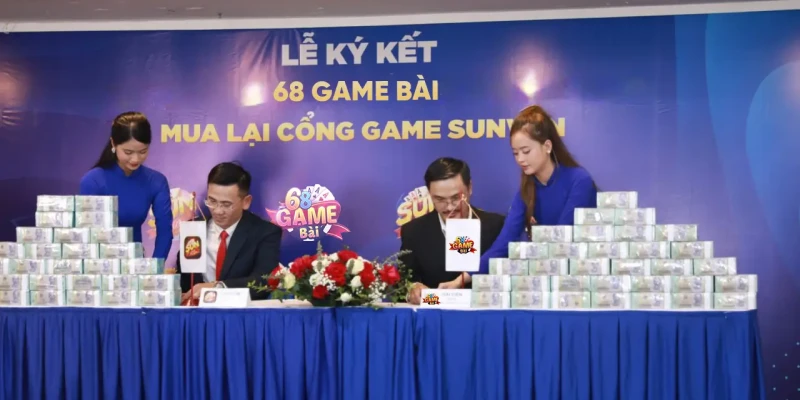 Lễ kí kết 68 Game Bài mua lại Sunwin cực Sốc !!